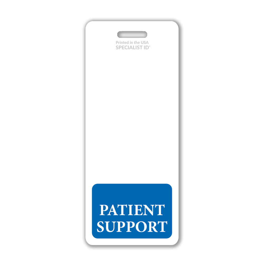 Patient Support Badge Buddy Oversized Vertical XL ID Badge Backer