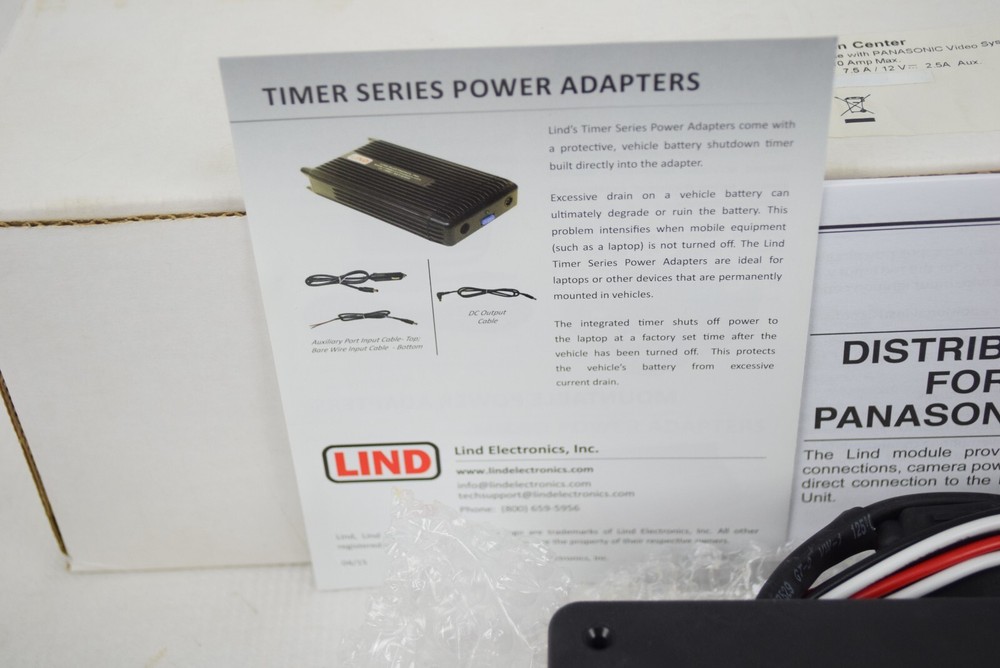 LIND Panasonic Arbitrator Police Camera System Power Distribution System