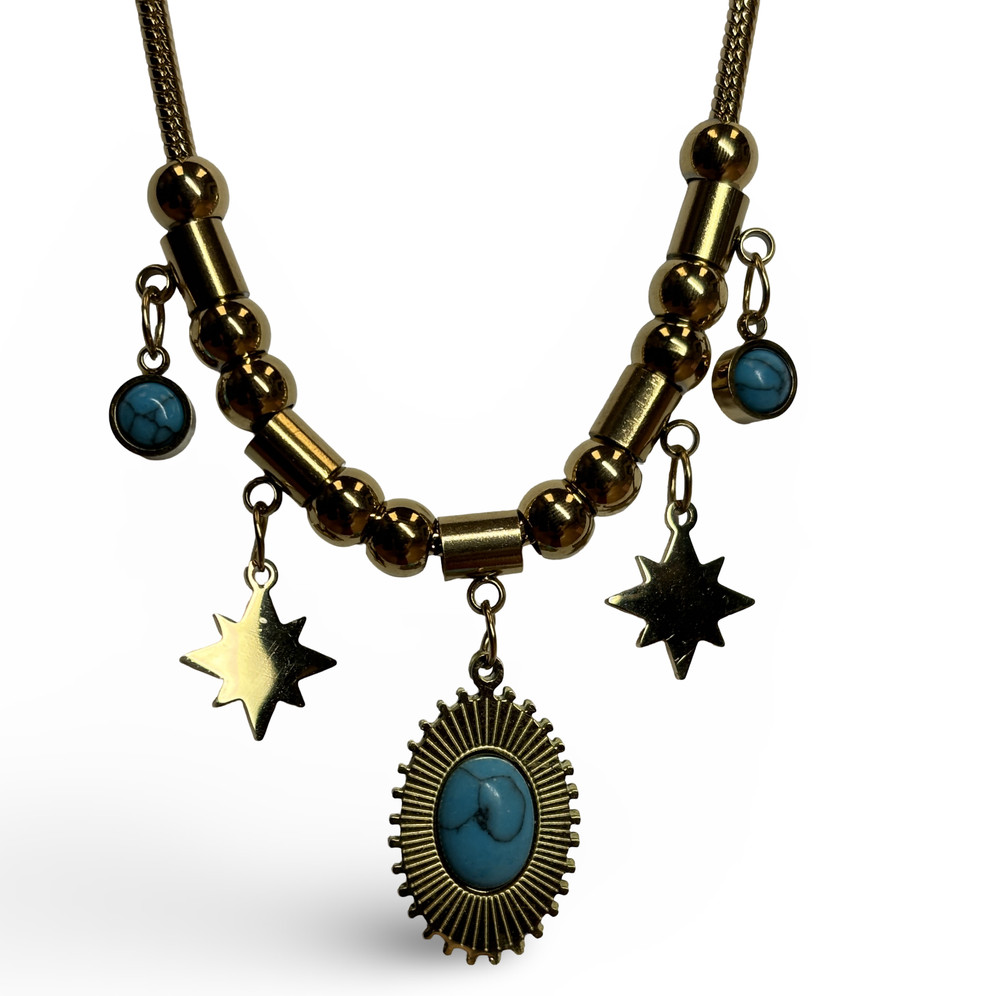 Gold DIY Egypt Eye Necklace