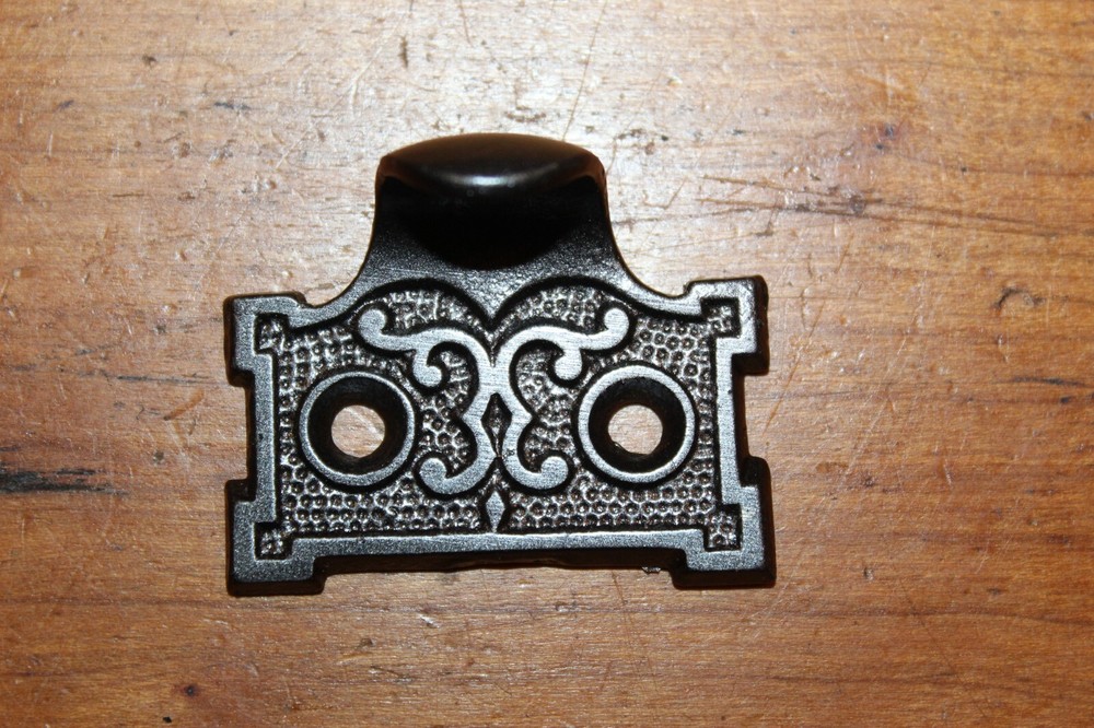 Antique Restored Victorian Cast Iron Window Sash Pull Lift L-24