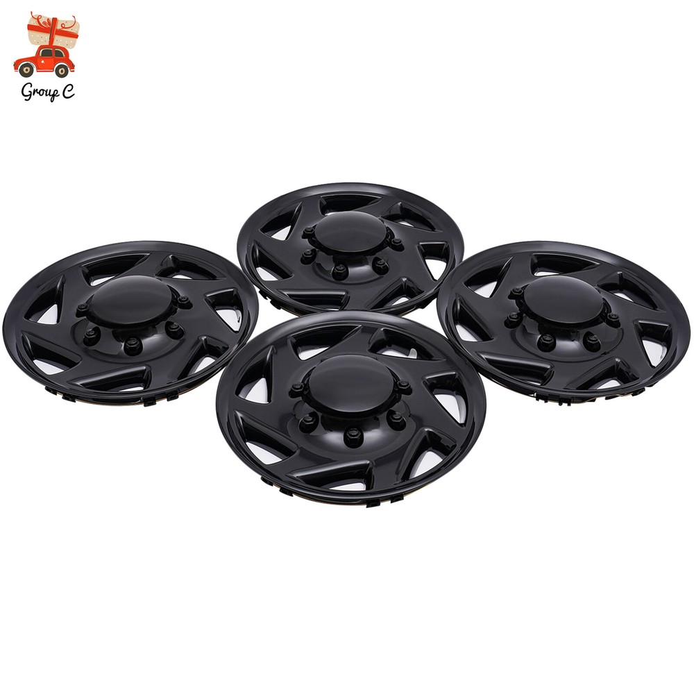 For Ford Econoline E250 E350 E450 99-18 4pcs Hub Caps Van Full Wheel Covers