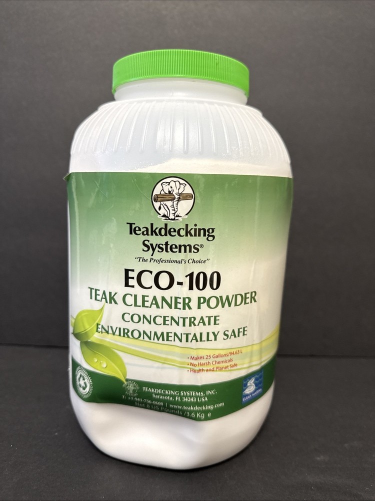TEAK CLEANER POWDER Concentrate ECO-100 8LBS