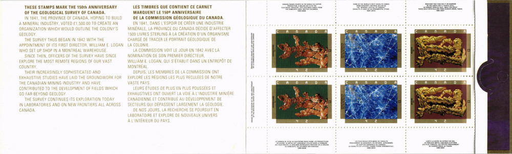 Canada 1992 Yvert C 1273 Minerals MNH