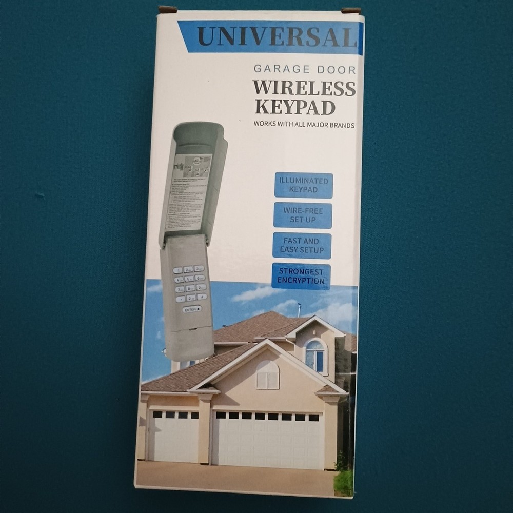 Universal Garage Door Wireless Keypad