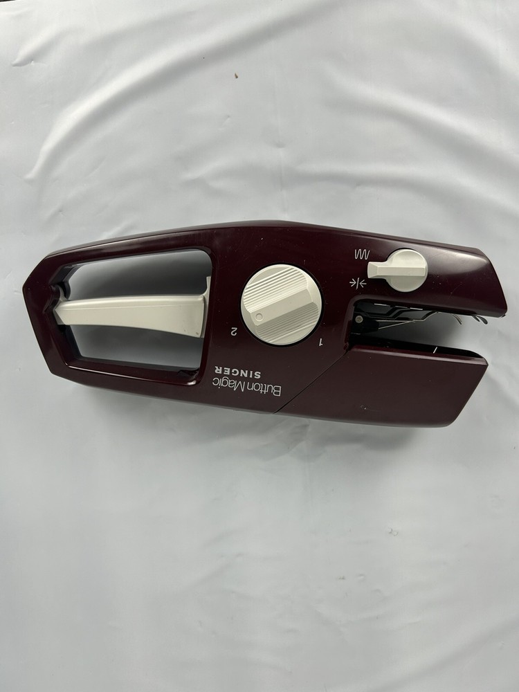 Singer Button Magic Handheld Portable Sewing Machine Vintage Buttonholer
