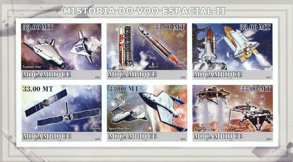 (918740) Space, Mozambique - imperf. -