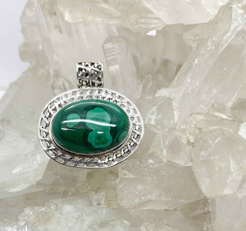 Malachite Pendant $140