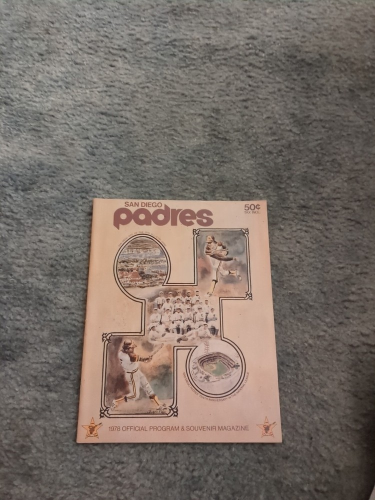 San Diego Padres 1978 Souvenir Program