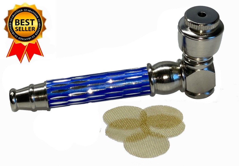 Blue Diamond Sleeve Tobacco Herb Pipe