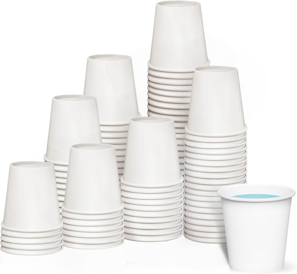 Versatile 3 oz. Disposable Bathroom Cups - 100 Pack, Eco-Friendly Solution