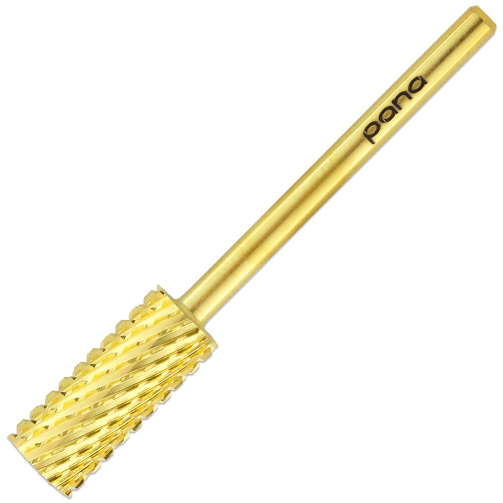 Professional Gold Small Barrel Nail Drill Bit Extra Coarse Grit