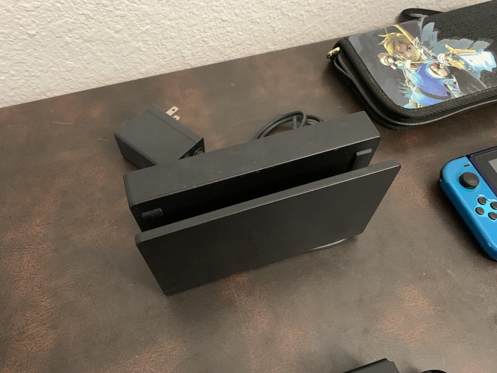 Nintendo Switch Console With A Bunch Of Stuff