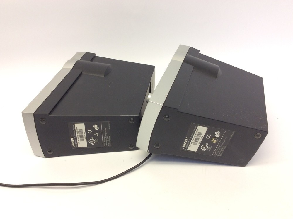Bose Silver Computer Speakers Companion 2 Desktop Pair