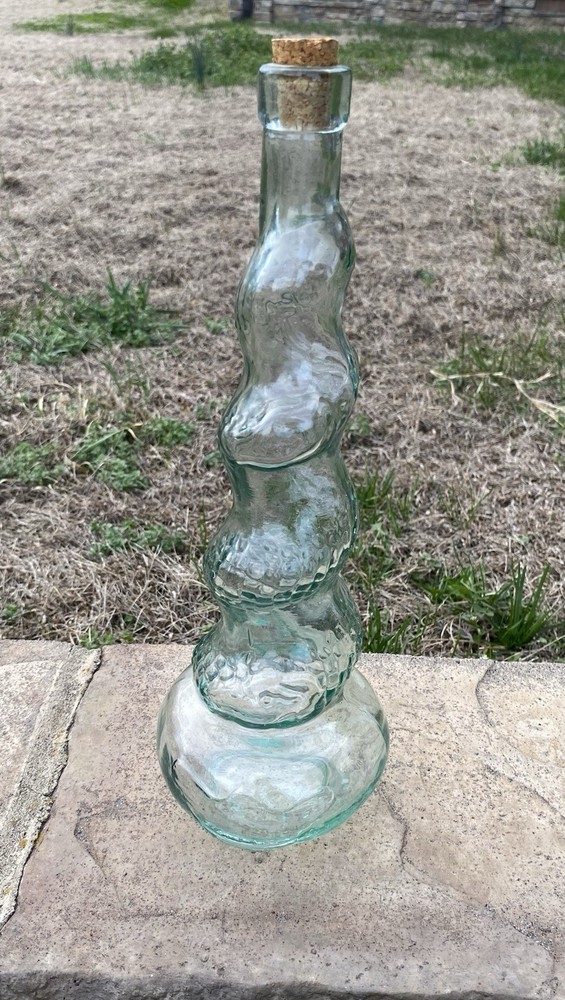 Collectible Bottle Serpent Design Made in Spain