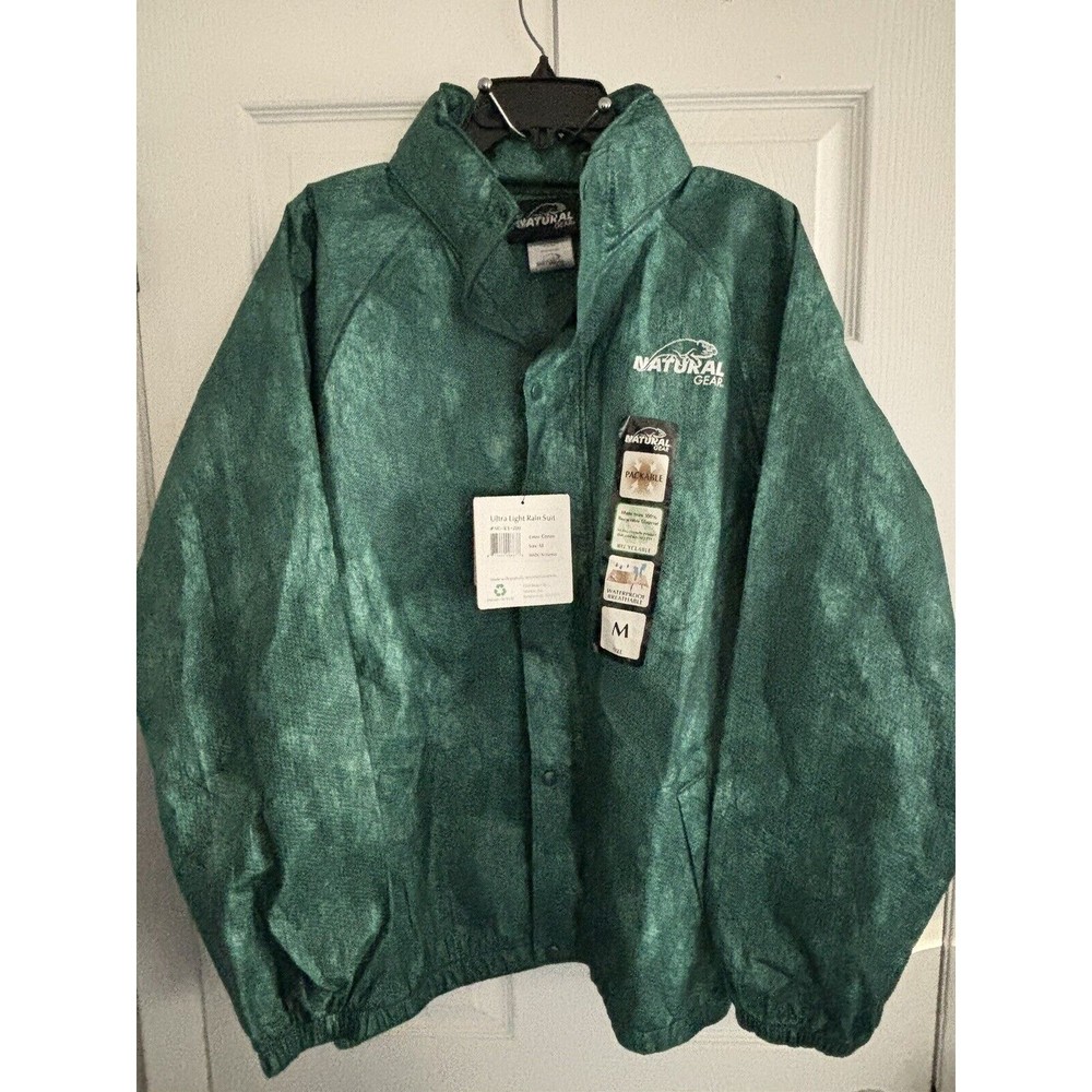 Natural Gear Ultra Light Rain Suit Size Medium NG-RS-200