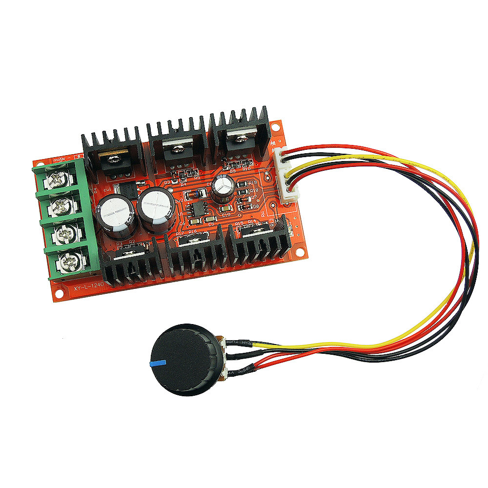 PWM DC Motor Speed Controller Adjustable Variable Switch HHO Driver 12V 24V 48V