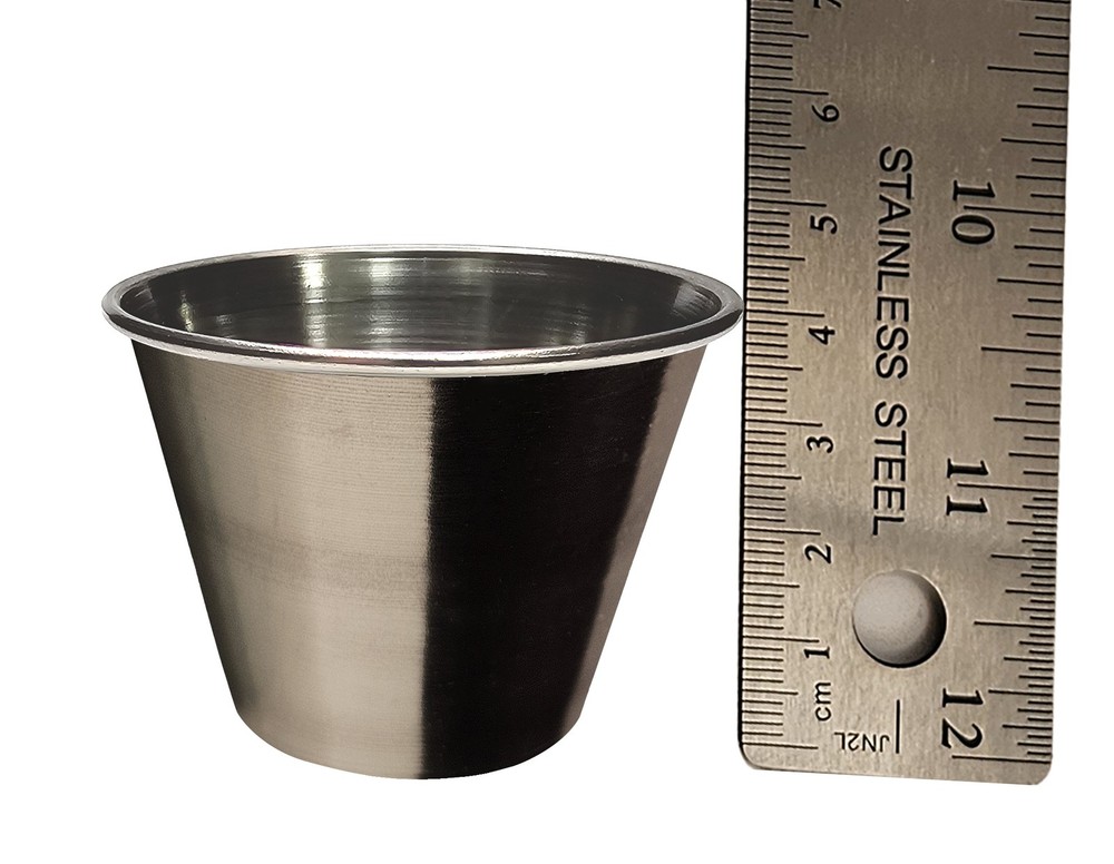Home Brew Ohio Stainless Steel Sauce Cup 6cm (Ramekin) 5 Pack