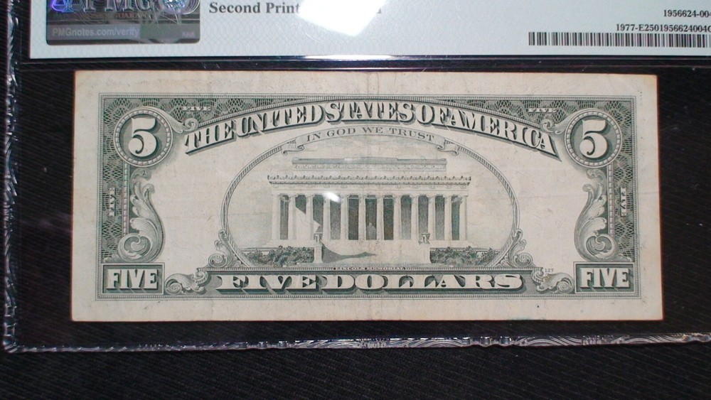 1981A $5 Federal Reserve Note PMG VF25 RICHMOND MISALIGNMENT ERROR $5 Bill
