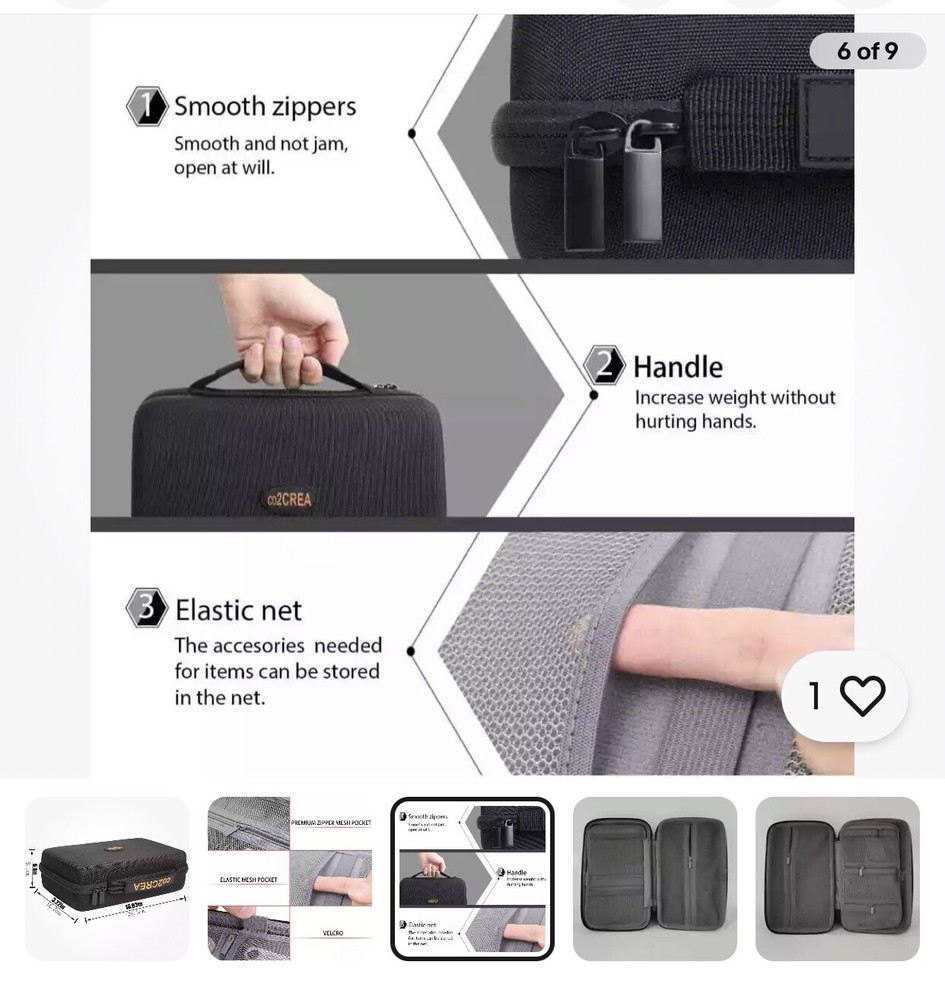 co2CREA Hard Travel Carrying Case