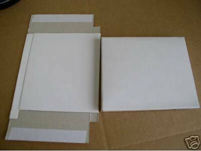 150 WHITE CARDBOARD MAILERS FOR CD CASE  w/ SEAL JS30