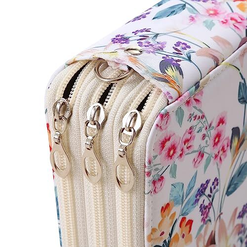 Portable Colored Side Case 72 White + Flower