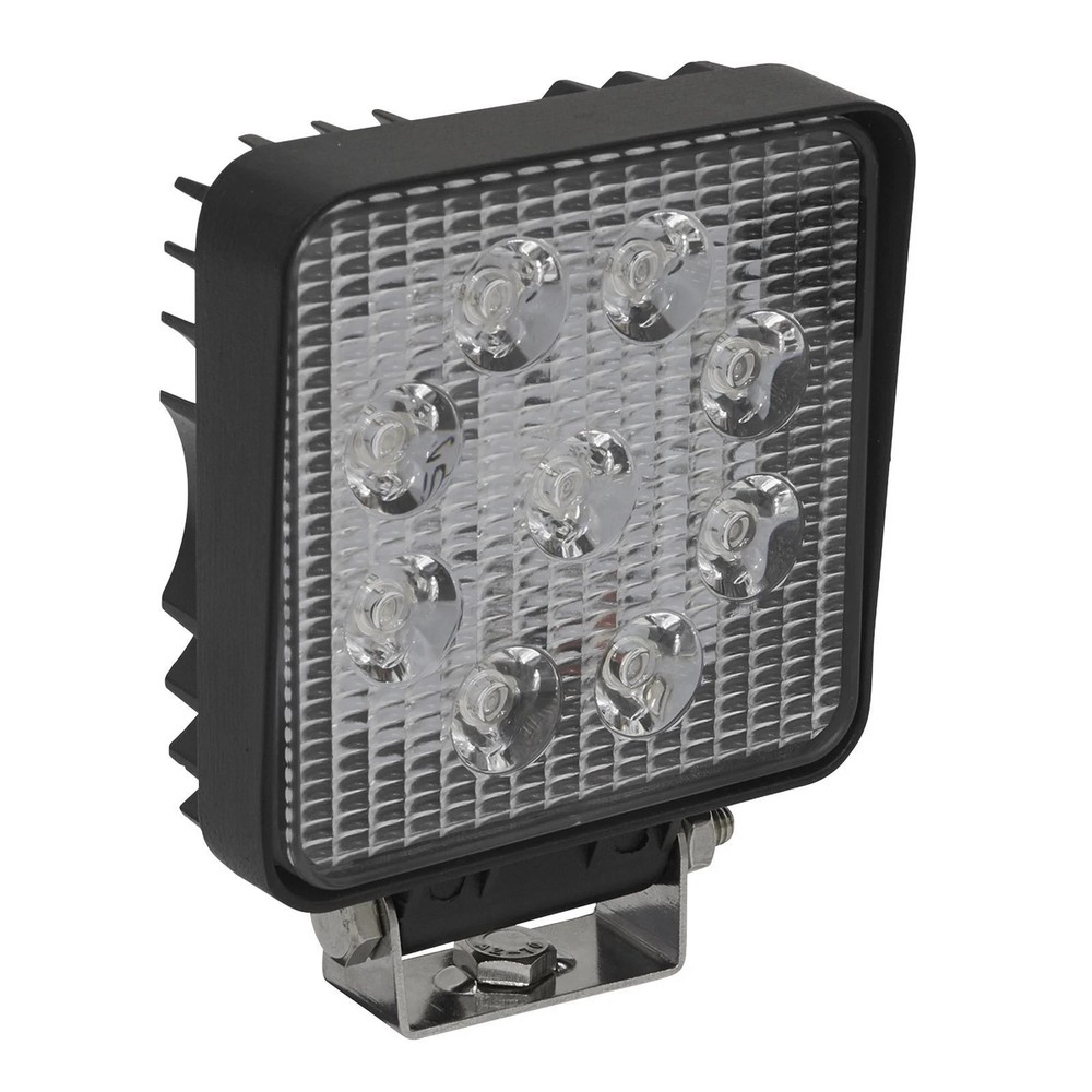 Sealey Square Work Light With Mounting Bracket 27W LED - LED3S