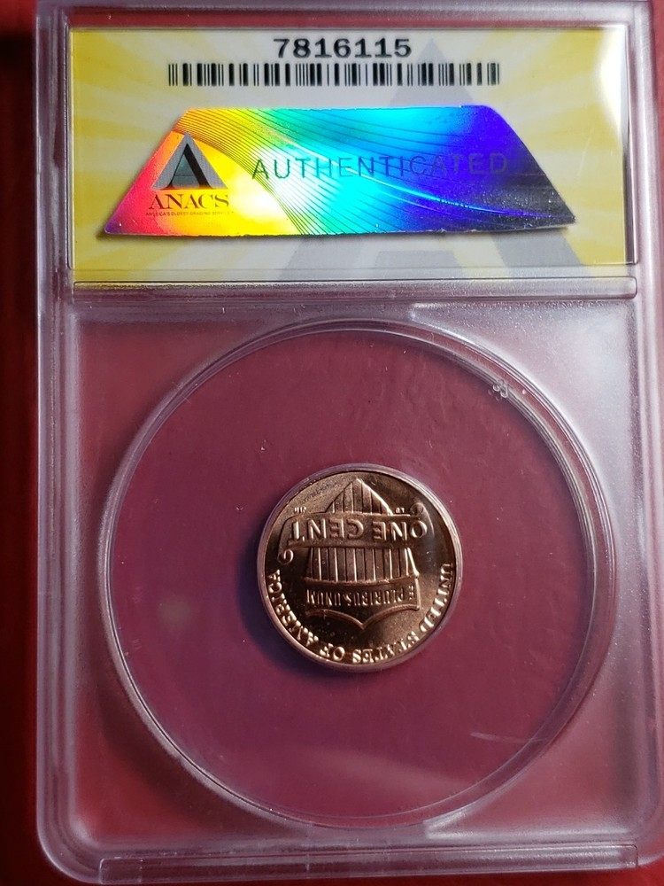 2025 D Lincoln Shield Cent ANACS MS66 Red