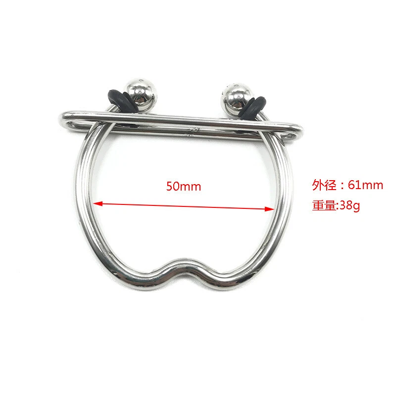 Stainless Steel Penis Stretcher Balls Enhancer Delay Ejaculation Training Ring