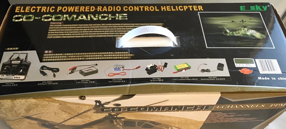 ESky Co-Comanche Electric Powered Easy Control 4-Channels PPM RC Helicopter