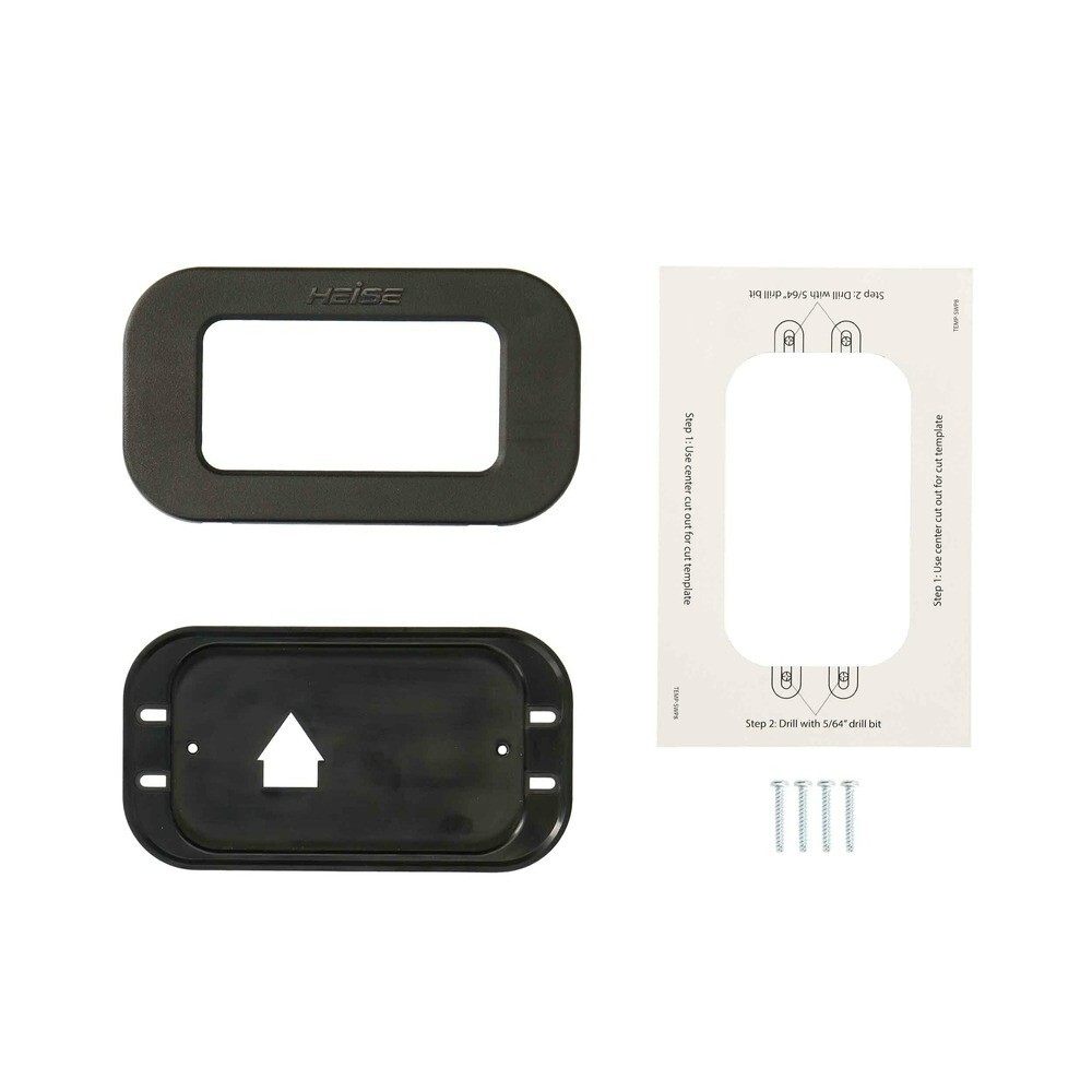 Heise HE-SWP8C 8-Gang Flush Mount Switch Panel