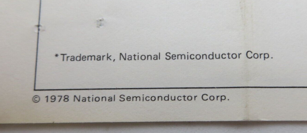 1978 National Semiconductor INS8212 8-Bit Input/Output Port tech paper -
