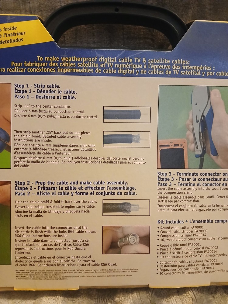 DataShark: Digital Cable and Satellite Tool Kit 70019 New