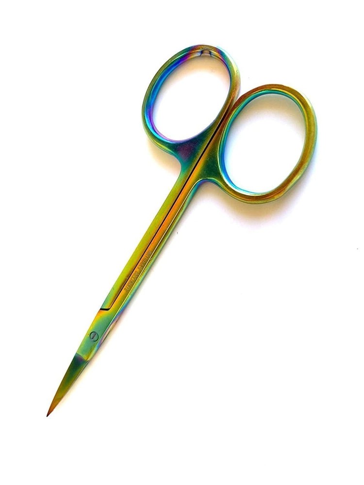 Multi-Purpose Small Scissors 4.5" Unisex, Nails Hair Beard Cuticles, Multi-Color