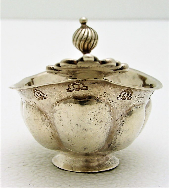 Swedish Solid Silver Brandy Taster Johan Soderdahl Soderkoping Date Marked 1790