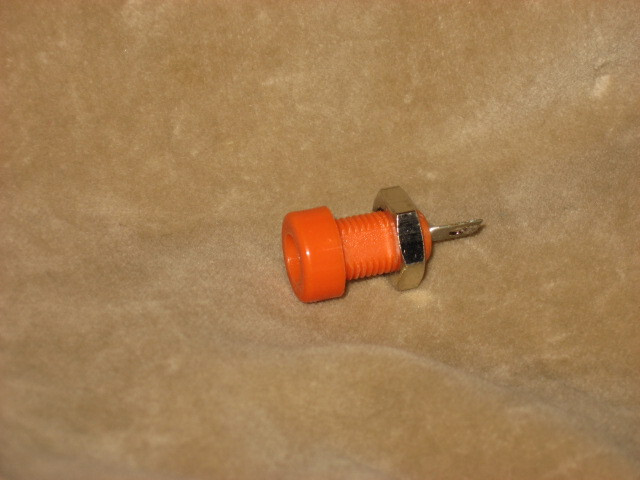 Banana Jack, orange, HH Smith, Panel Mount