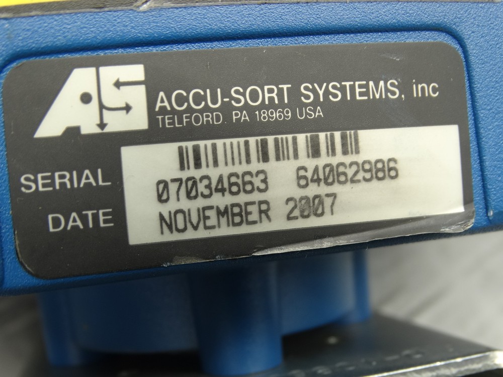 Accu-Sort AccuVision HandsFree Camera Barcode Scanner + Mount + Cable