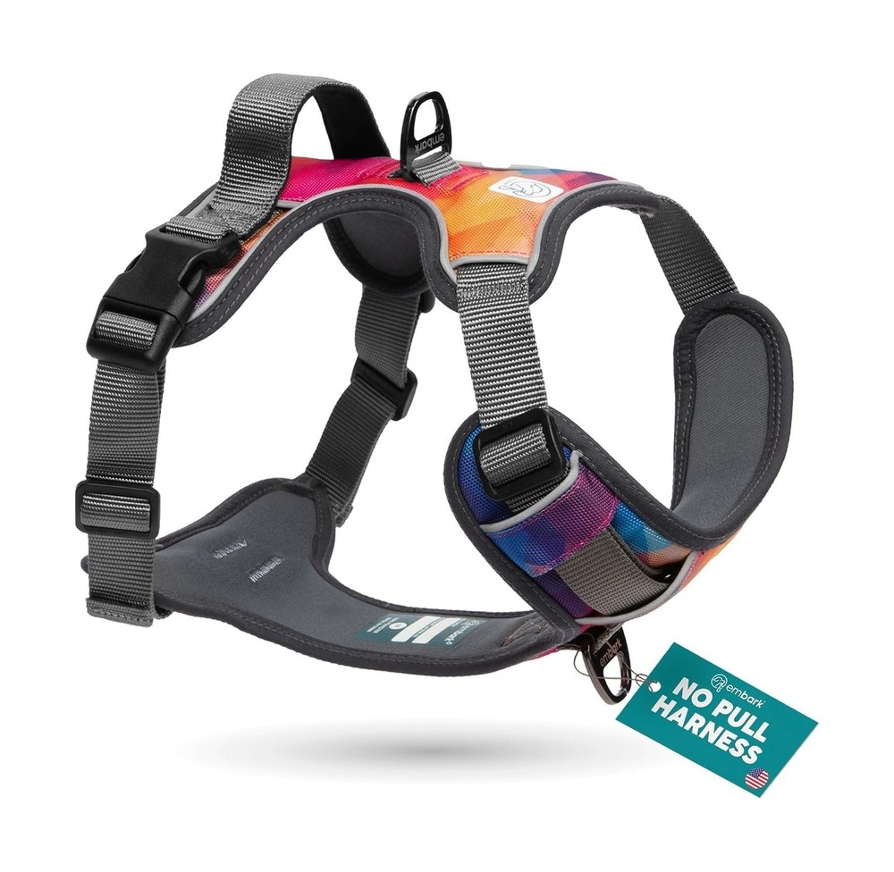 Embark Adventure No Pull Dog Harness, Reflective Trim No Pull H... FAST USA SHIP