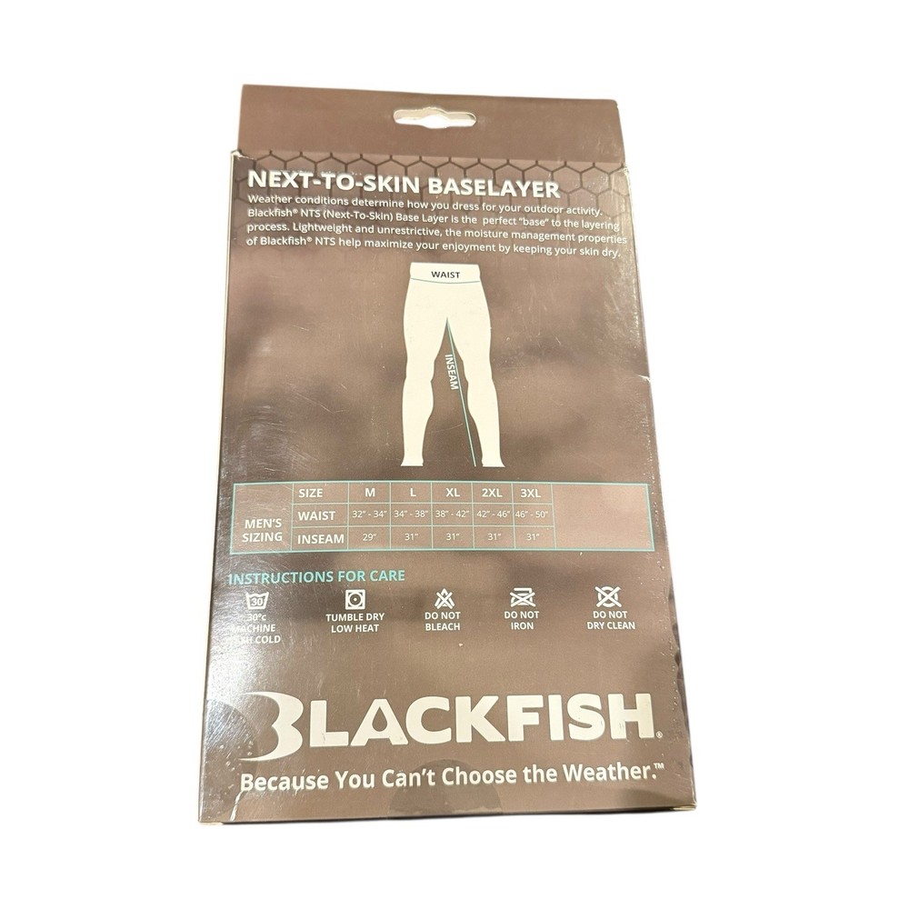 Blackfish NTS Next-To-Skin Base Layer Bottoms Size Medium