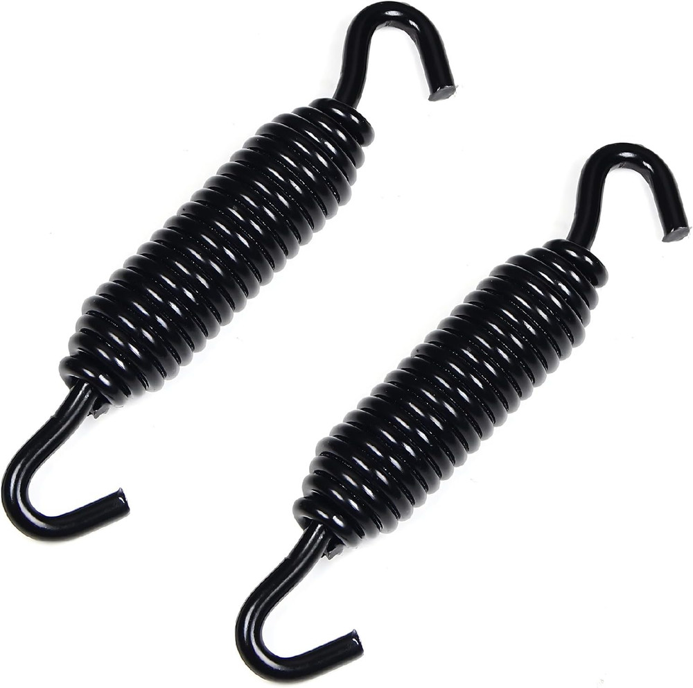 2-Pack black Chrome Kickstand Spring Jiffy Stand spring fits for Harley 2 Pack