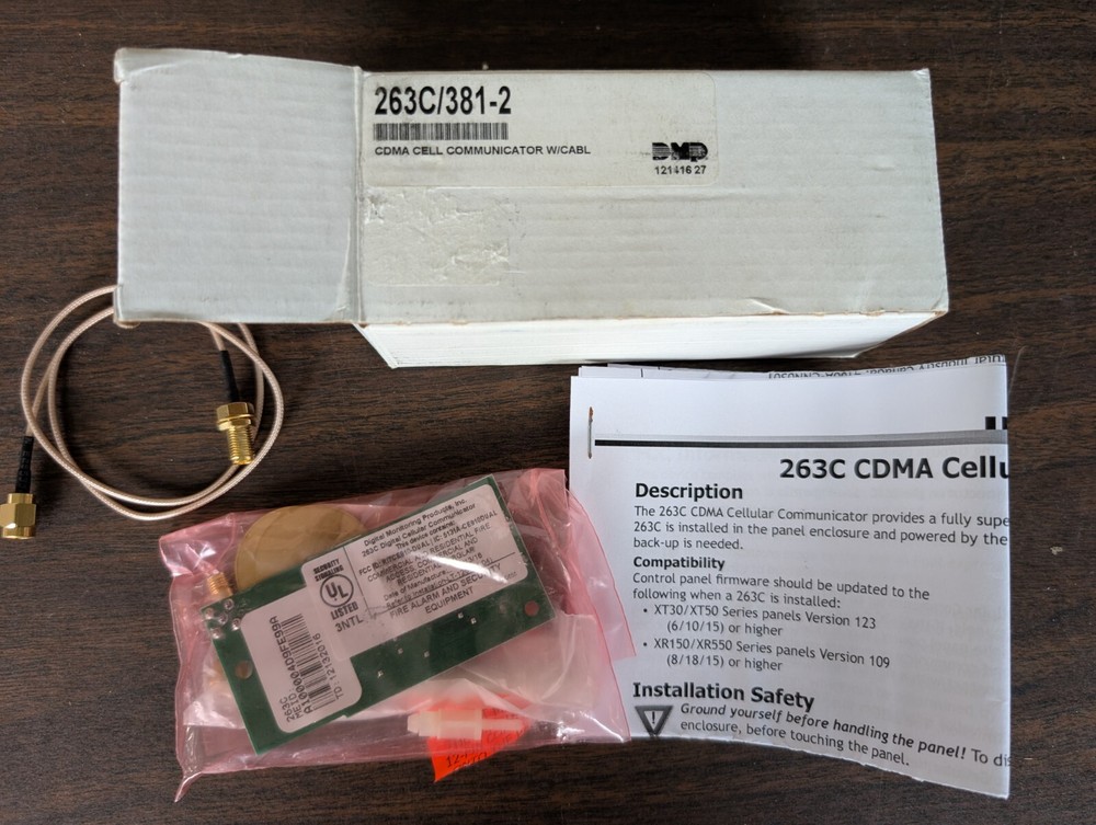 DMP 263C/381-2 CDMA Cellular Communicator with Cable
