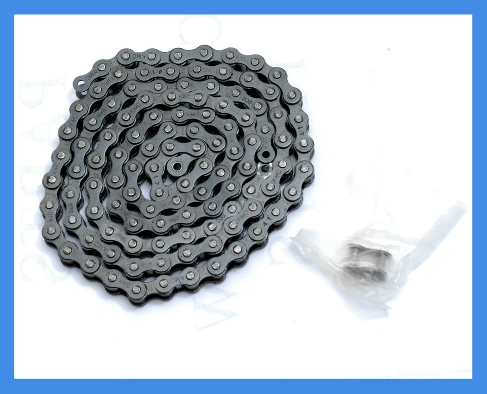 2 PCS. Total 56"  STEEL ROLLER CHAIN #41 +  1 MASTER LINK