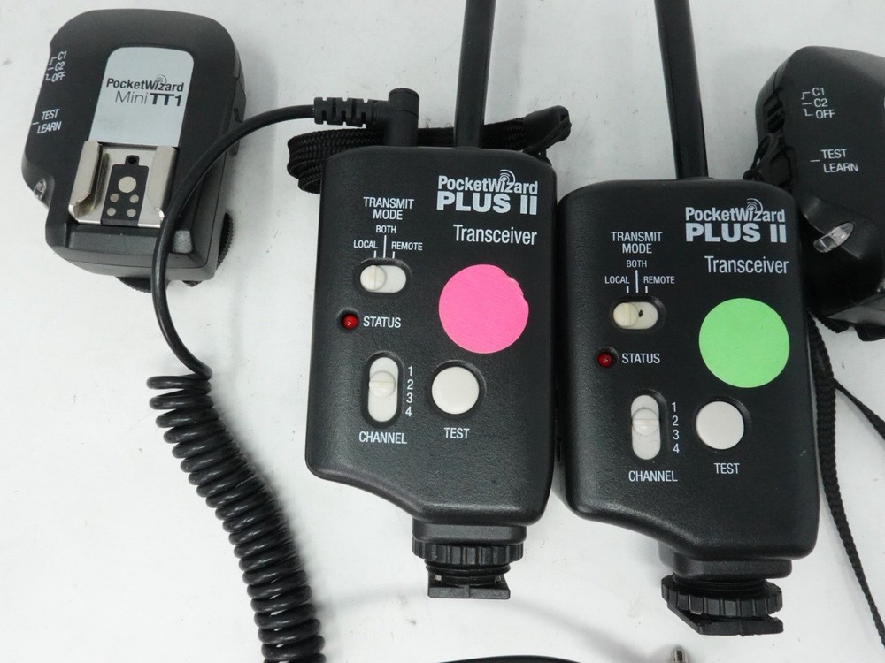 PocketWizard Plus II Transceivers + PocketWizard MiniTT1 Combo