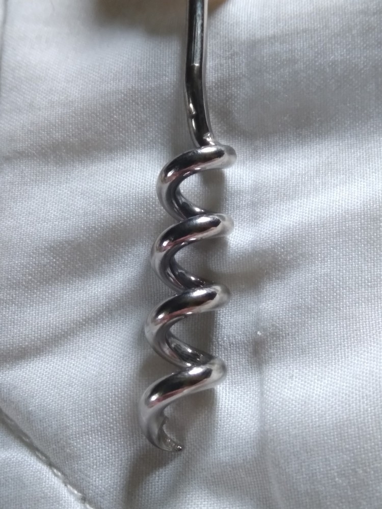 Vintage Corkscrew With Plastic Cover.