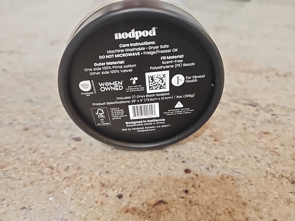 New NODPOD Black Eyes Sleep Mask