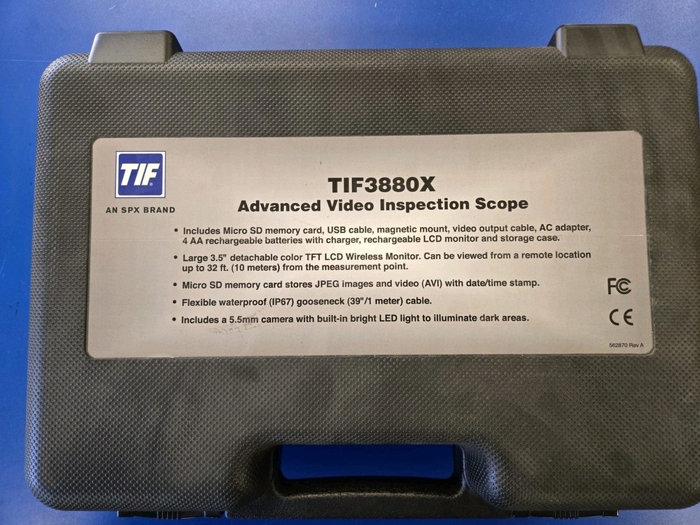 TIF - ADVANCED VIDEO INSPECTION SCOPE TIF3880X