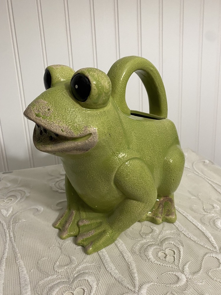 Frog Pitcher Made In Pottery