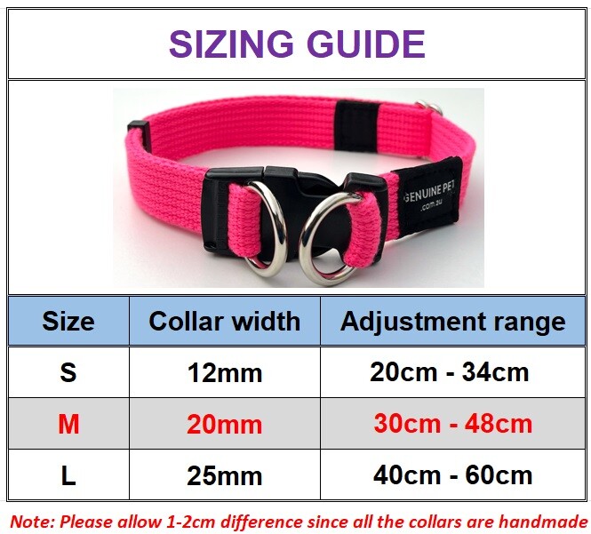 Quality Dog Collar Soft Webbing Double Up Secure Collars Lead Leash
