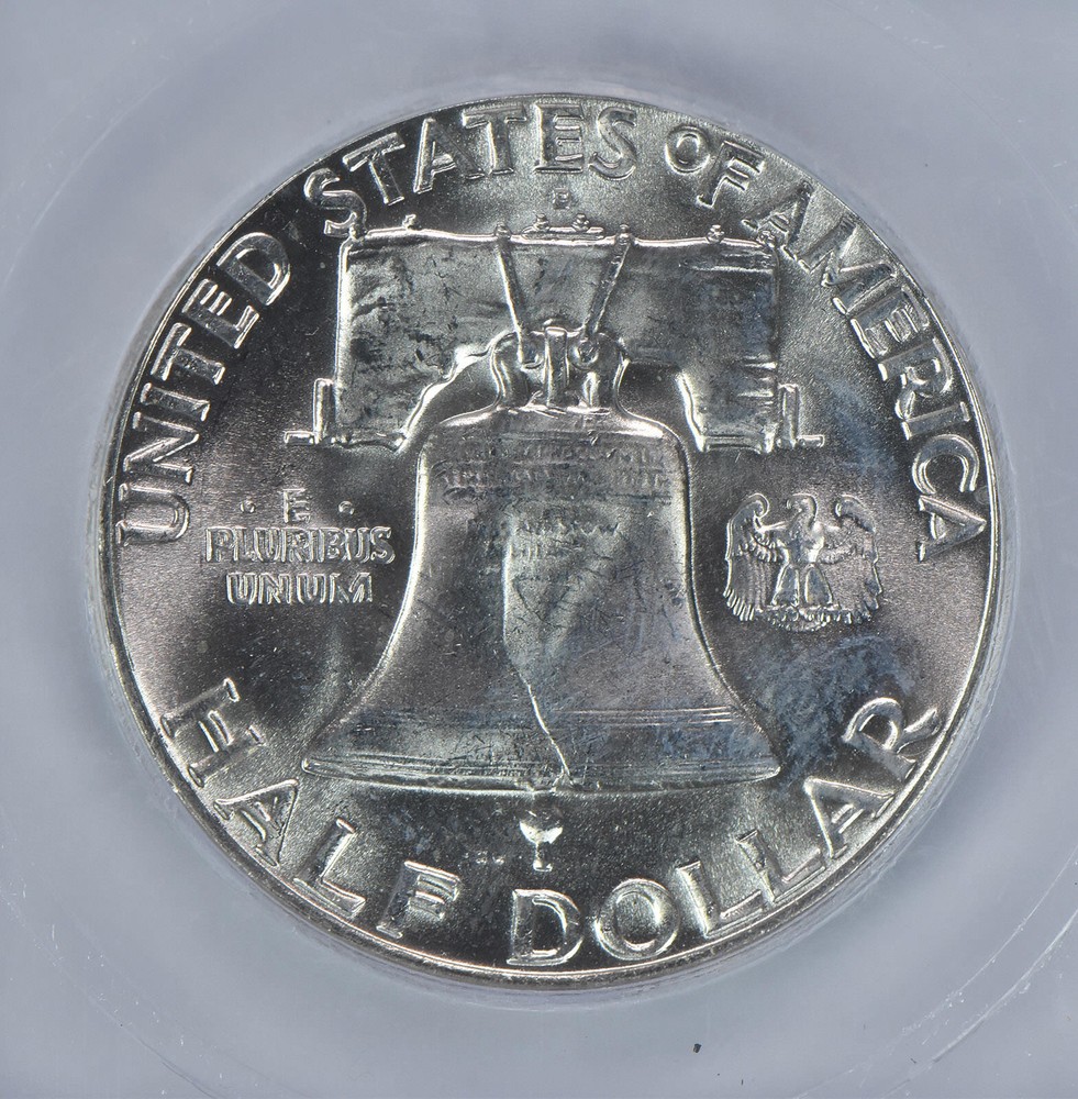 1961-D Franklin Half Dollar MS64 FBL ICG