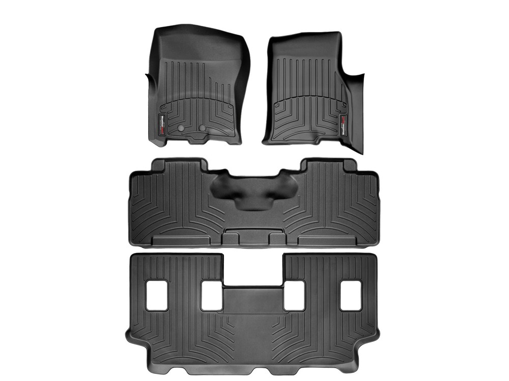 WeatherTech FloorLiner for 2011-2017 Ford Expedition - Full Set, Black