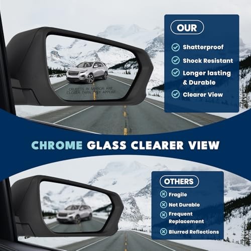 Side mirror assembly replacement, left side mirror assembly replacement, right